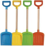 Speelgoed Vdm Schep plastic hout 52 cm oranje