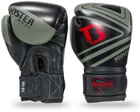Booster Bokshandschoenen V10 Leer Zwart/Grijs 16 oz