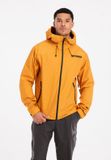 Protest Prtseary Heren Regenjas - Softshell - Waterkolom 10K - Capuchon - Caramel Yellow - Maat S
