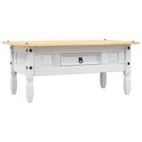 VidaXL Salontafel 100x55x44 cm Mexicaans Grenenhout Corona-stijl Wit