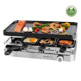 Emerio Raclette Grill - grilloppervlak: 37 x 23 cm – 2 lagen