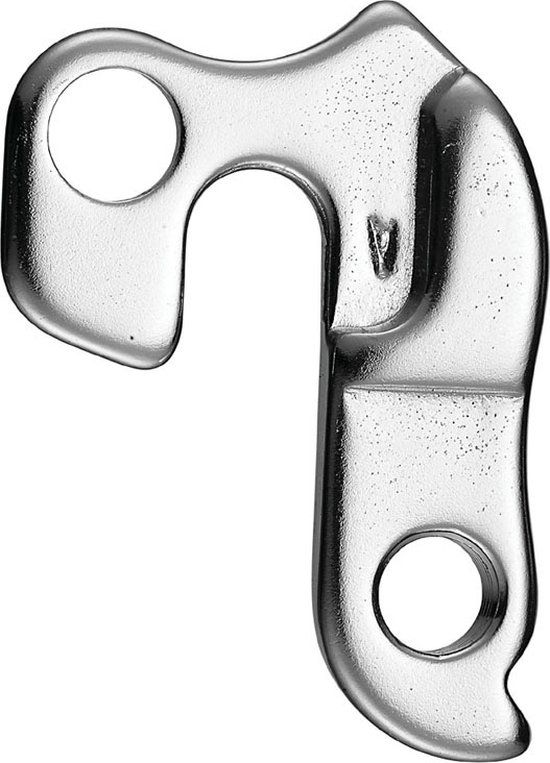 gurpil Union Derailleurpad - Lichtgewicht Aluminium - Zilver - Voor en achter