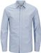 JACK&JONES RDDLESNER OXFORD SOLID SHIRT L/S NOOS Heren Overhemd Lichtblauw Melange Katoen Maat S