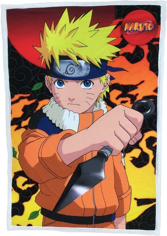 4KidsOnly Naruto Fleecedeken - Sherpa