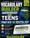 Vocabulary Builder Workbook for Teens, Grades 7–10: PSAT 8/9 and Digital SAT Word Practice: 150 Academic Words, 60 Greek & Latin Roots and 800+ Context-Clue Questions With a Diagnostic Placement Test