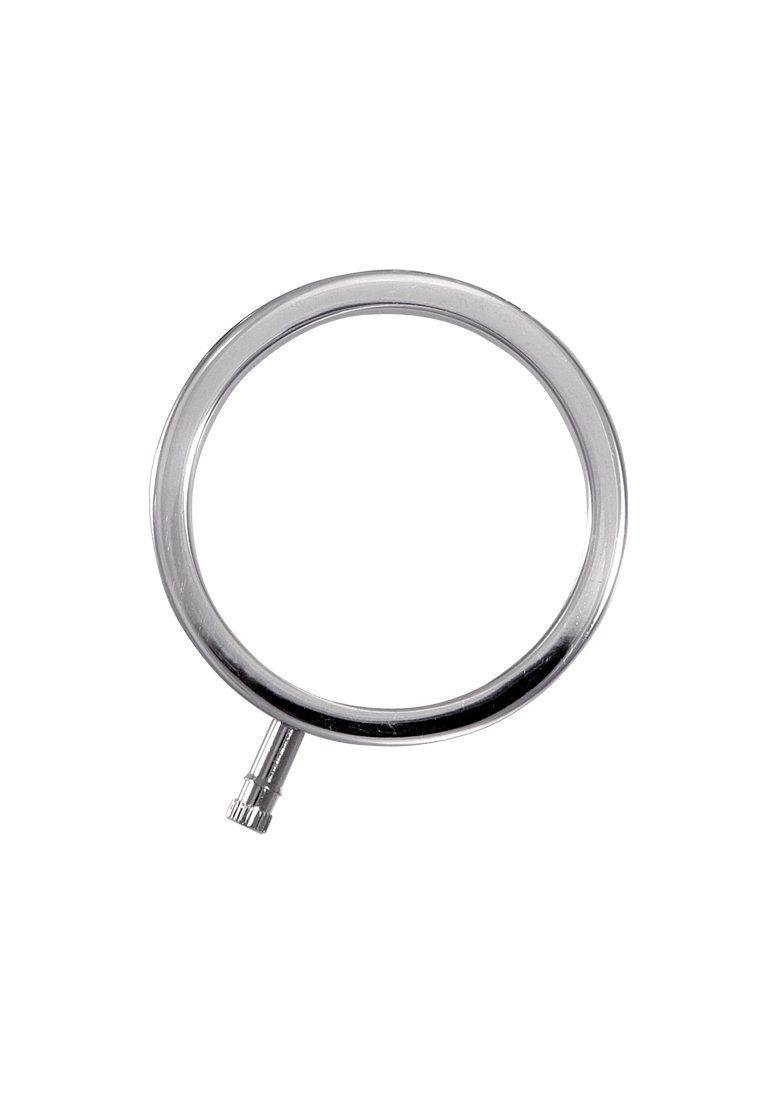 ElectraStim Solid Metal Cock Ring - 34 mm - Zilver