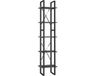 vidaXL Boekenkast met 5 schappen 40x30x175 cm massief grenenhout grijs