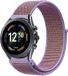 Strap-it Nylon smartwatch bandje - geschikt voor Fossil Gen 6 44mm / Gen 5 / Gen 5e 44mm - lila