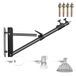 NEEWER Wandmontage Boom Arm met Driehoek Basis voor Fotografie Studio Video Stroboscoop Licht Monolight Softbox scherm Reflector, 180 graden rotatie, Max Lengte 66,5 inch/169 cm (zwart)