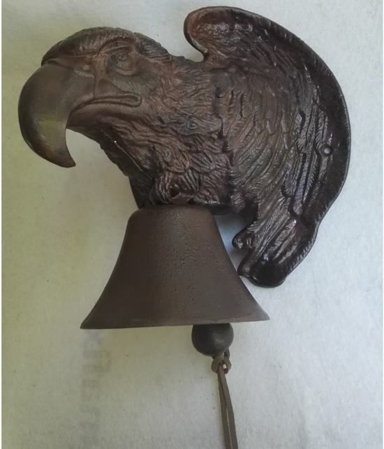 MadDeco Gietijzeren Deurbel Adelaar Groot Gietijzer