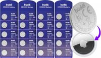 Buddi CR2032 | 20 Pack | Batterij Geschikt voor Apple AirTag | Lithium Knoopcelbatterij | Platte Batterij | Batterij vervangen | 210mh / 3V