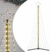 VidaXL Sapin de Noël LED 339 LED blanc chaud 182 cm