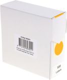 Rillprint Etiket 25mm op rol fluor oranje 500st