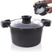 Orion GRANDE Serie - Poêle en granit - 24 cm - 5,5 L - Avec couvercle