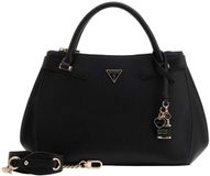 GUESS Serenova Girlfriend Satchel Black Zwart Handtas