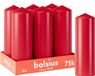 Bolsius Gladde Stompkaarsen - Rood - 6 Stuks