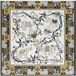 Roeckl Lucky Elephant 53x53 Zijde Vierkante sjaal Vrouwen White / Black