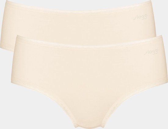 Sloggi Basic Midi GO Organic Slip 2-pack - Creme - XL