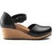 Papillio Chaussures compensées femme Mary Cuir Naturel