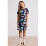 Desigual Minnie Mouse midi T-shirtjurk met print - donkerblauw
