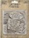 Idea-ology Tim Holtz - Quote Chips Labels