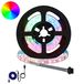 VidaXL Led-strip 2 st zwart en transparant koper en kunststof