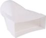 Wallair N15865 Vlakkanaal ventilatiesysteem 150 Verloopstuk rond/plat