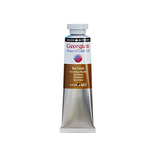 Daler Rowney Georgian Water Geurloze Olie 37ml - 667 Ruwe Sienna/Sienna Aarde