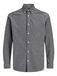 JACK & JONES Overhemd 'Stanley' donkergrijs