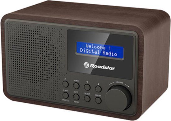 Roadstar HRA-700 DAB+/FM Retro Radio - Bruin