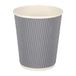 Fiesta GP430 afhaalmaaltijden koffiekopjes, rimpelmuur, 8 oz., houtskool (Pack van 25)