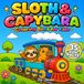 Sloth & Capybara Coloring Book for Kids