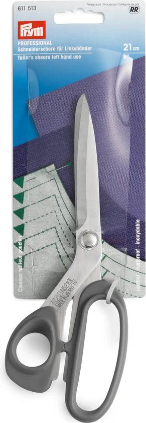 Prym Naaischaar Professioneel Linkshandig - 21 cm - Lichtblauw/Zilver