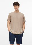 s.Oliver T-Shirt M Lichtbruin Katoen/Polyester