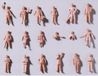 Auhagen 21 717 H0 figurines en route non peinte