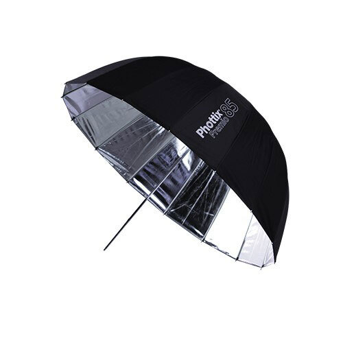 Phottix Premio Umbrella 85cm zilver/zwart