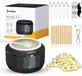 Bolusso Wax Apparaat voor Neus en Gezicht - Compact en Betaalbaar - Wenkbrauw Wax Bundel - Ontharingsset - Wax Heater - Wax Parels - Ontharingsapparaat - Neus Wax Beans Starter Set - Neushaartrimmers Heren