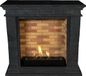 Xaralyn Kreta-Mini BST-SBU Bio-ethanol haard - Zwart Natuursteen - 3 kW