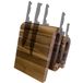 Arte Legno Magnetisch Mes Blok en Elegante Keuken Display