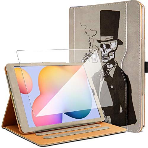KARYLAX Set beschermhoes (motief KJ19) + 1 gehard glas voor Samsung Galaxy Tab A 10.1 SM-T510