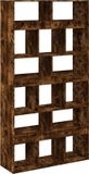 vidaXL Boekenkast 100x33x187,5 cm bewerkt hout gerookt eikenkleurig