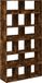vidaXL Bibliothèque 100x33x187,5 cm bois de chêne fumé traité