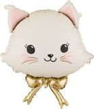 PARTYDECO - Aluminium ballon Kitten 50 x 60 cm
