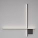 Nova Luce Cross - applique murale - 80 x 80 x 4 cm - 21W LED inclus - noir sablé