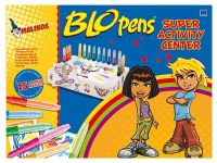 Malinos 300810 Blopens Activity Center Airbrush Pennen, 15 Stuks, Meerkleurig