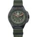 Traser Herenhorloge 109858 Groen Nylon Analoog Quartz Saffierglas Staal 20 ATM