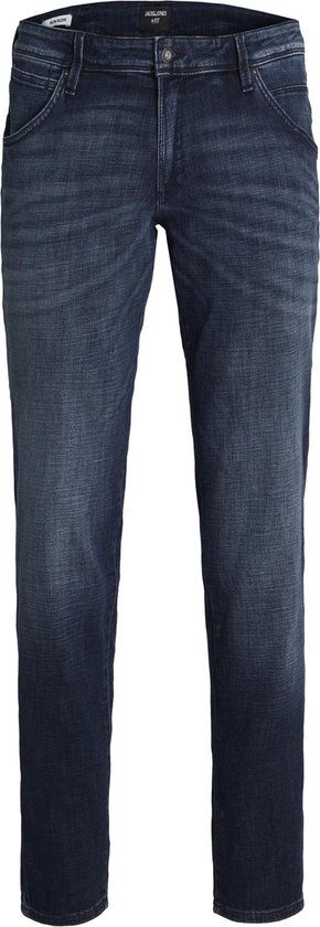 Jack & Jones JJIGLENN Plus Size slim fit jeans - donkerblauw - W44 X L32 - Herfst/Winter 2023