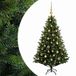 vidaXL Kunstkerstboom met Ballen 120 cm 150 LED's Warmwit