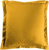 douceur Linge promotionnel Lina 57-draads katoenen kussensloop geel 63x63 cm