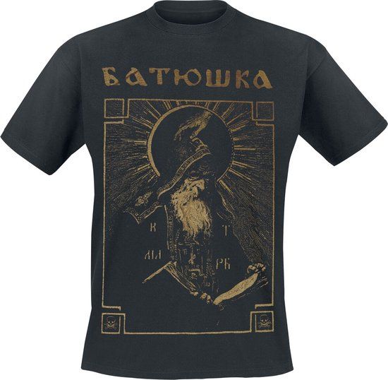 Batushka Shema Monk Heren T-shirt - Zwart - L